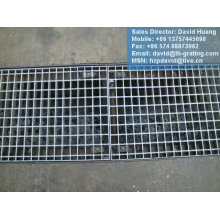 galvanized drain grilles,galvanised trench lattice,galvanized C channel grating